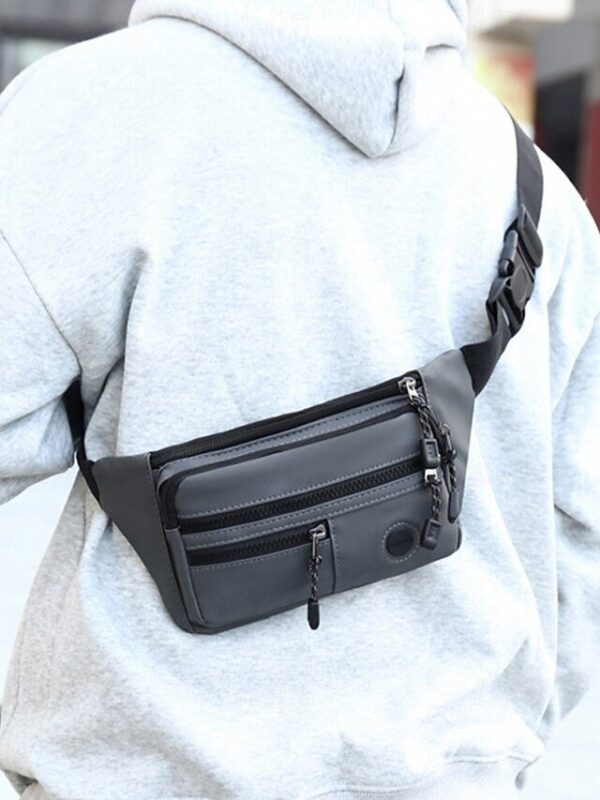 Men’s Water-Repellent Nylon Waist Bag (Pack of 30)