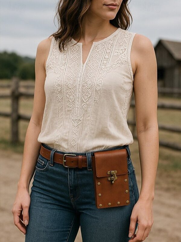Alternative view of Women’s Bohemian Faux Leather Western Waist Bag (Pack of 35)