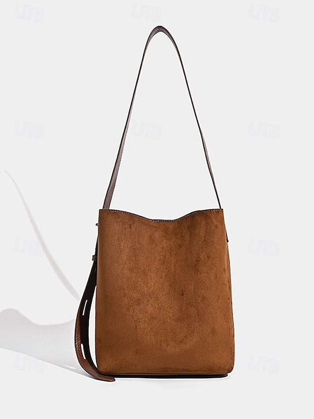 Women’s Suede-Like Faux Leather Tote with Leopard Print (Pack of 70)