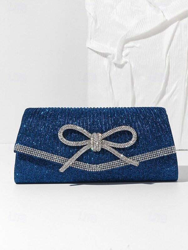 Alternative view of Women’s Rhinestone Polyester Clutch
