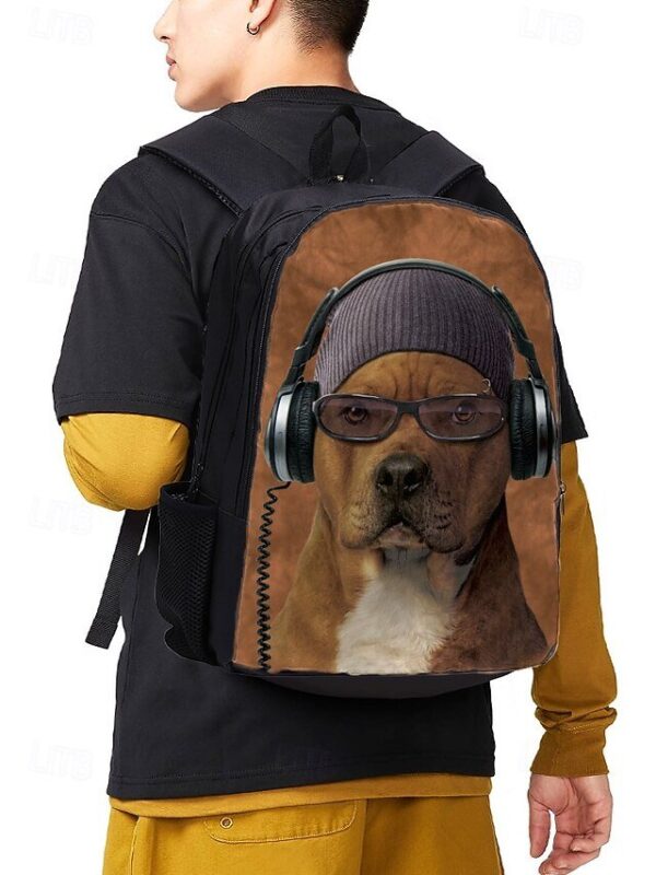 Alternative view of Boys 3-piece Cool Dog Headphones Printed Backpack Set