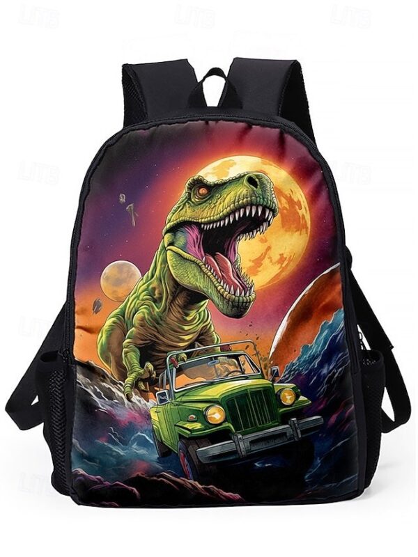 Kids’ Dinosaur Oxford Backpack Set