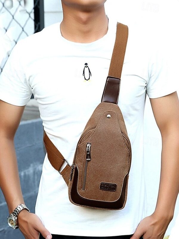Alternative view of Men’s Canvas Sling Bag