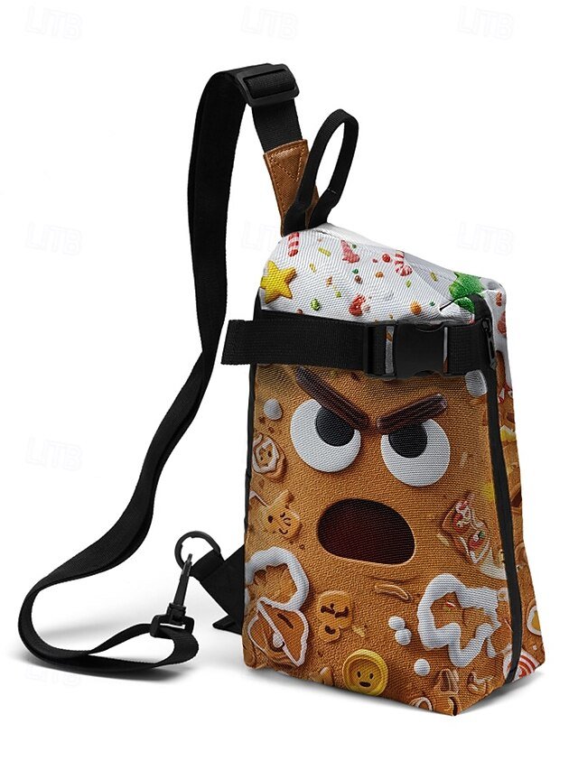 Men’s Christmas Sling Bag with Zipper - Image 6