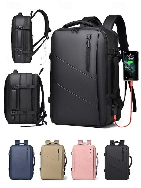 Men’s Expandable Waterproof Business Backpack