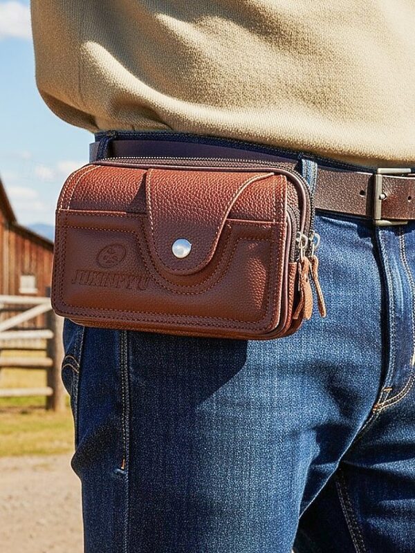 Alternative view of Men’s Leather Belt Bag Wallet