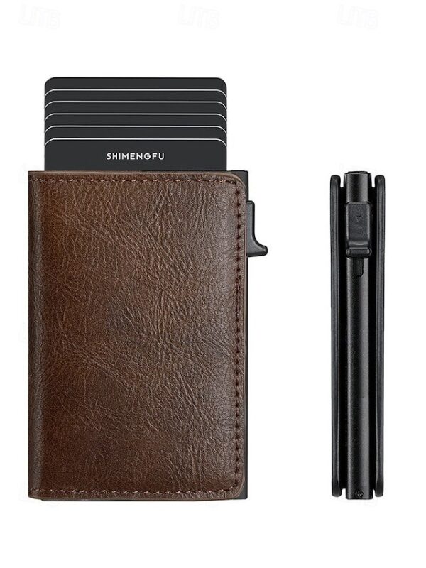 Men’s RFID Blocking Carbon Fiber Pattern Wallet