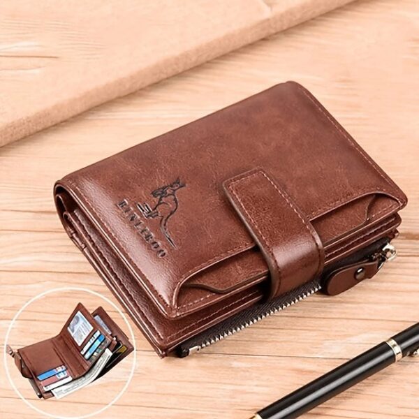 Men’s Vintage Faux Leather Wallet