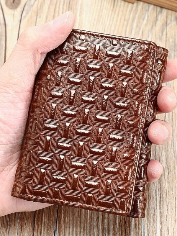 Men’s Leather Wallet with Embossed