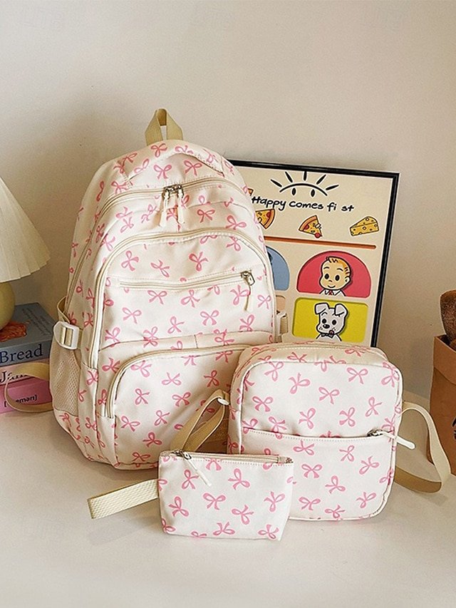 Teen Girls 3-Piece School Backpack Set
