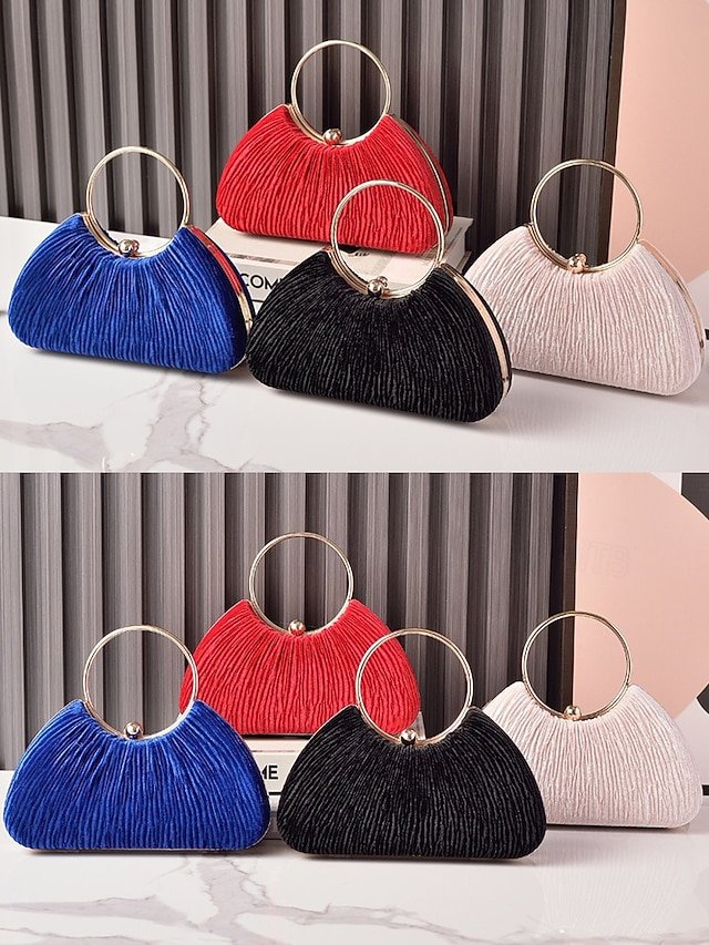 Women’s Christmas Party Velvet Handbag - Image 4