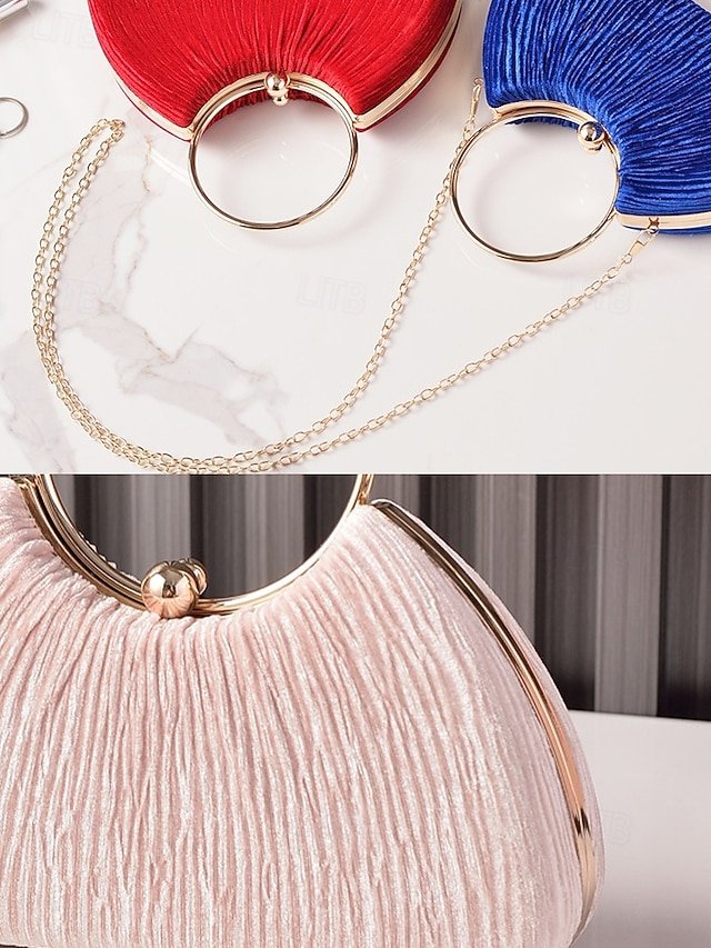 Women’s Christmas Party Velvet Handbag - Image 7