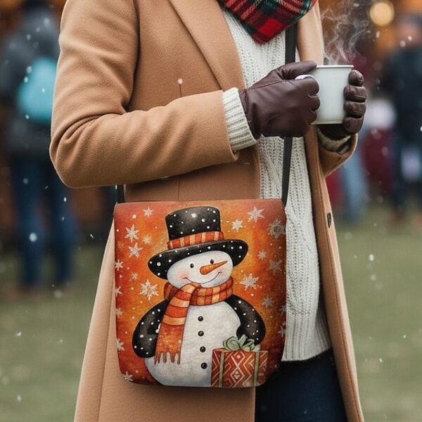 Women’s Christmas Snowman Crossbody Bag