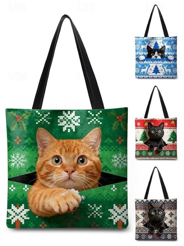 Alternative view of Women’s Large-Capacity Christmas Tote Bag