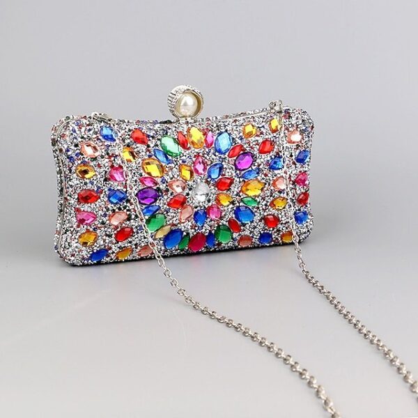 Alternative view of Women’s Polyester Clutch with Pearls