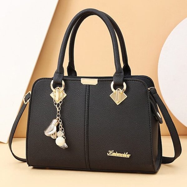 Alternative view of Women’s Elegant Blue Handbag with Removable Strap