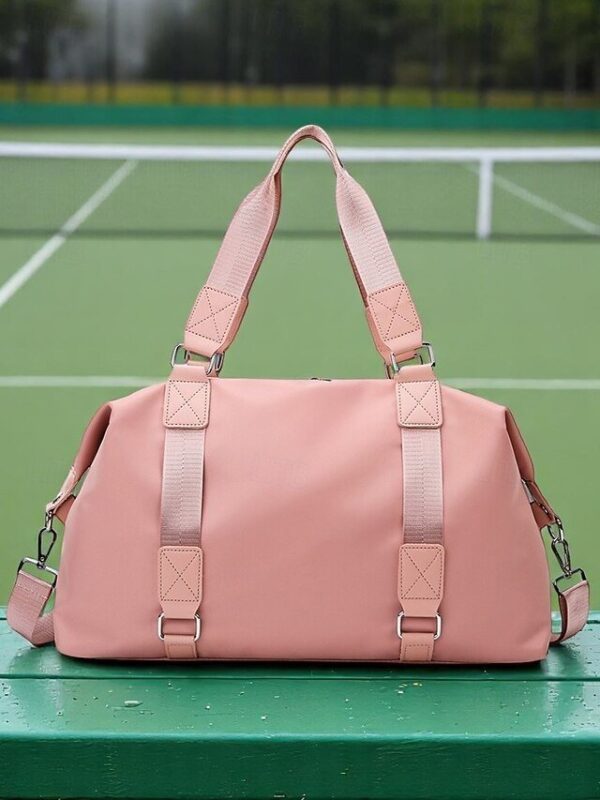 Women’s Fashion Pink Nylon Duffel Bag