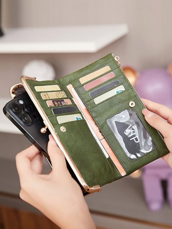 Women’s Faux Leather Wallet with Multiple pockets