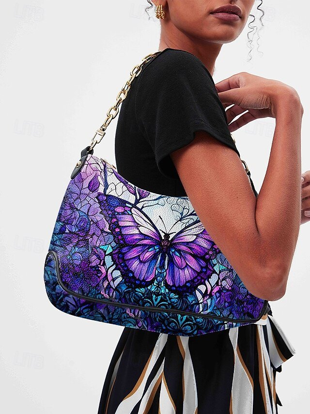 Women’s Faux Leather Shoulder Bag with Adjustable Strap - Image 7