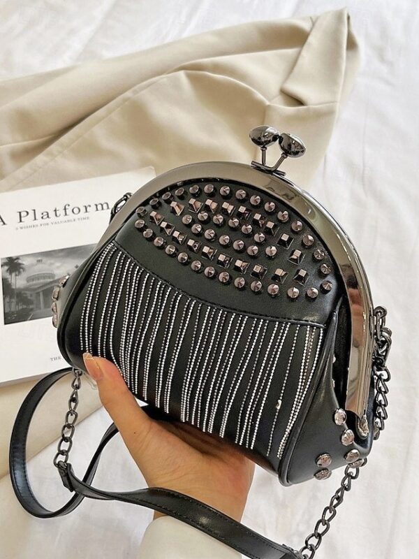 Women’s Large Capacity Faux Leather Fringe Crossbody Bag