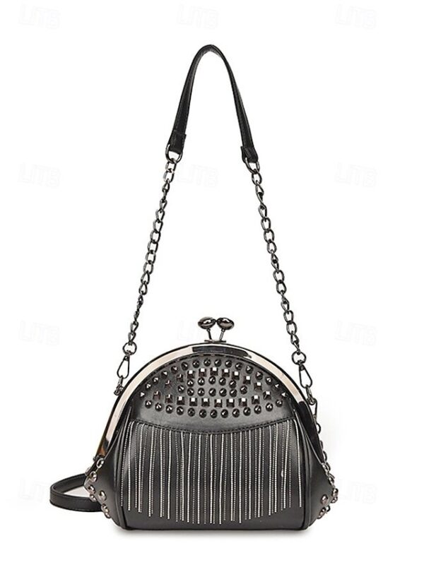 Alternative view of Women’s Large Capacity Faux Leather Fringe Crossbody Bag