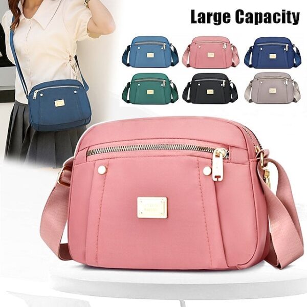 Women’s Large Capacity Nylon Crossbody Shoulder Bag