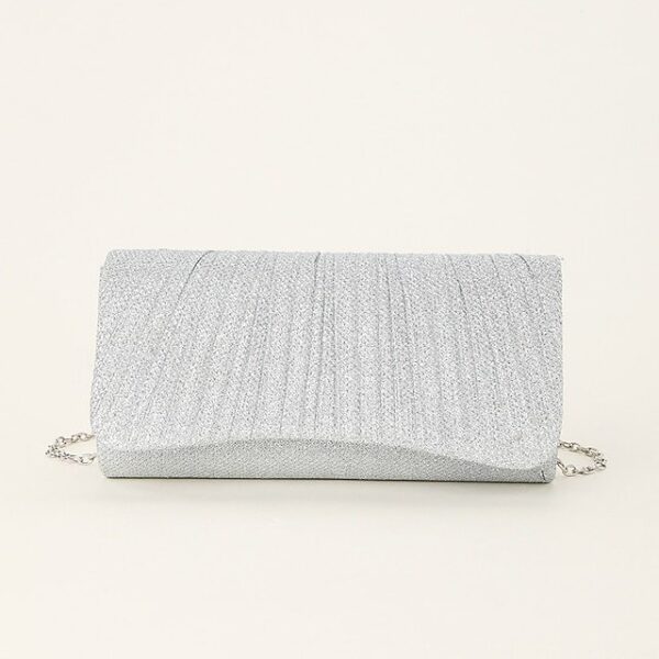 Alternative view of Women’s Silver Glitter Evening Clutch Purse