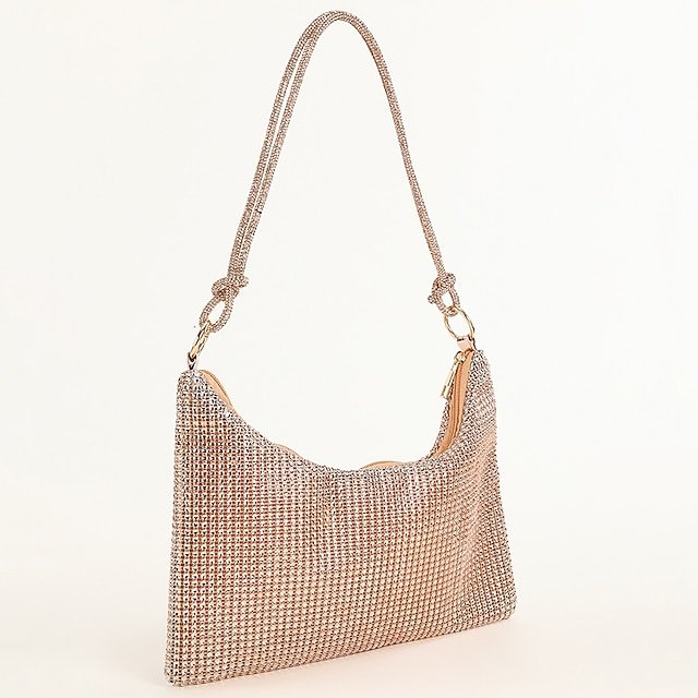 Women’s Silver Rhinestone Shoulder Bag - Image 7