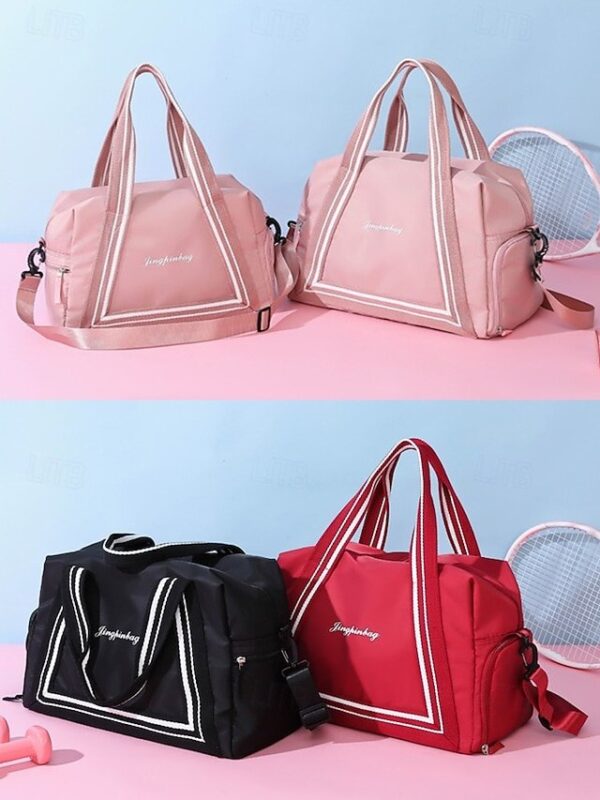 Alternative view of Women’s Sporty Nylon Travel Tote Bag with Sneaker Compartment
