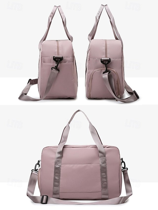 Women’s Travel Duffel Bag with Shoe Compartment - Image 5