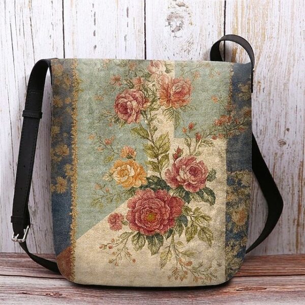 Women’s Velvety Polyester Shoulder Bag
